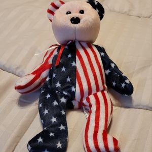 Spangle beanie Baby with mini